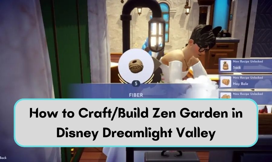 How to Craft/Build Zen Garden in Disney Dreamlight Valley